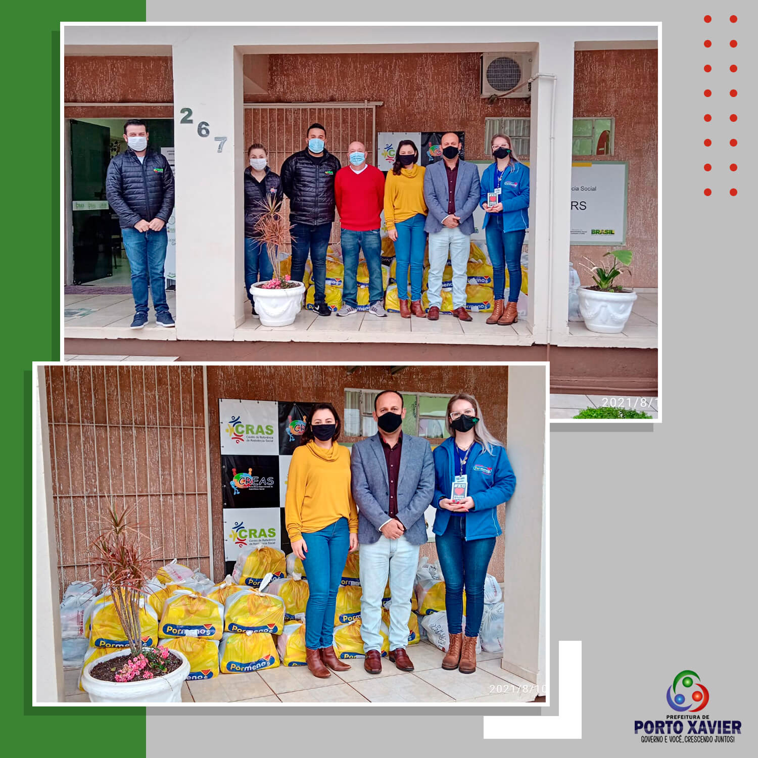 SECRETARIA DE ASSISTÊNCIA SOCIAL RECEBE DOAÇÃO DE CESTAS BÁSICAS